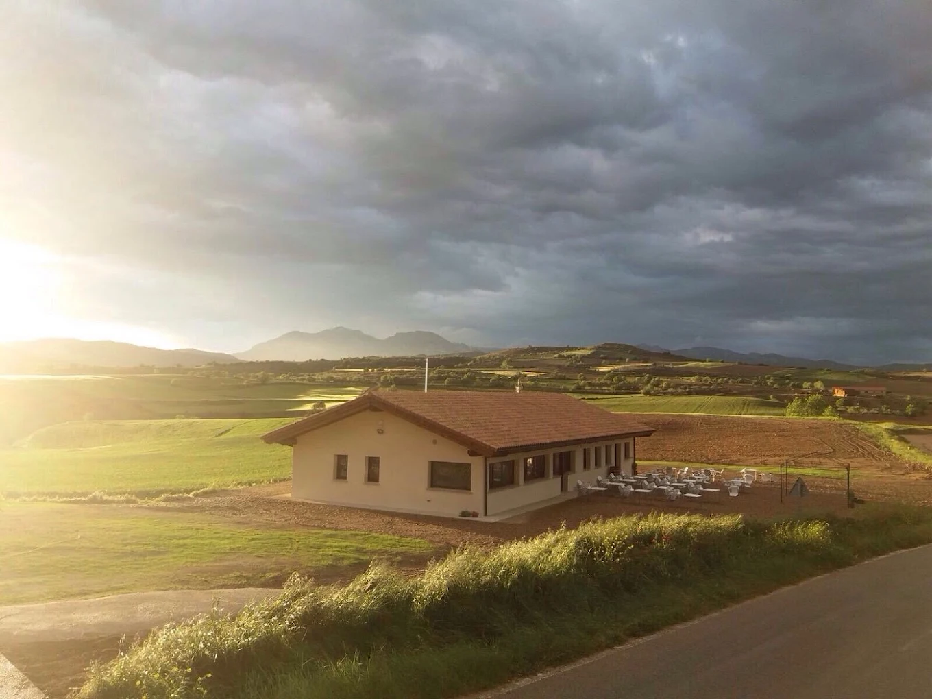 Interior del Albergue La Vespa en Sansol, Navarra